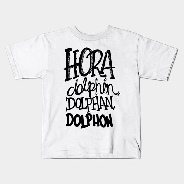 TIME dolphin, dolphan, dolphon Kids T-Shirt by CERO9